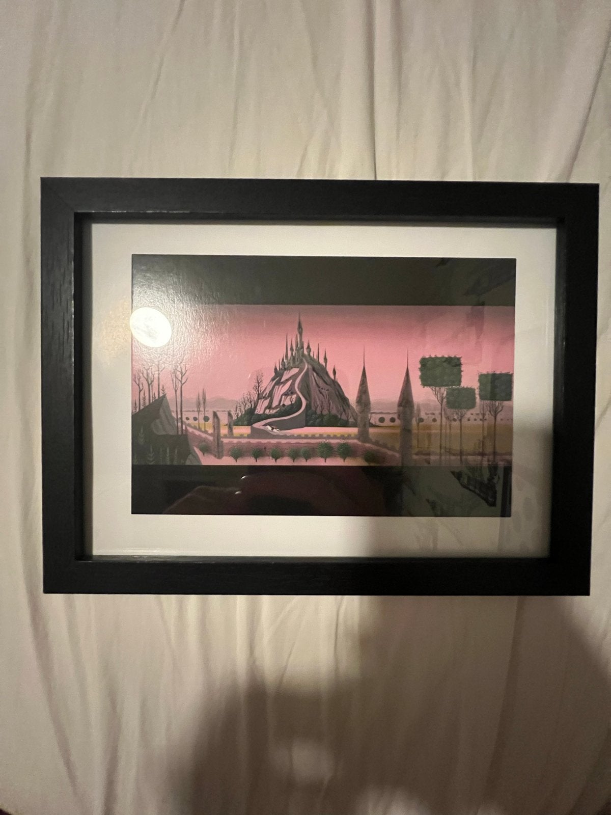 Disney Kunstkaart Doornroosje Kasteel, Ophalen of Verzenden, Zo goed als nieuw, Overige onderwerpen