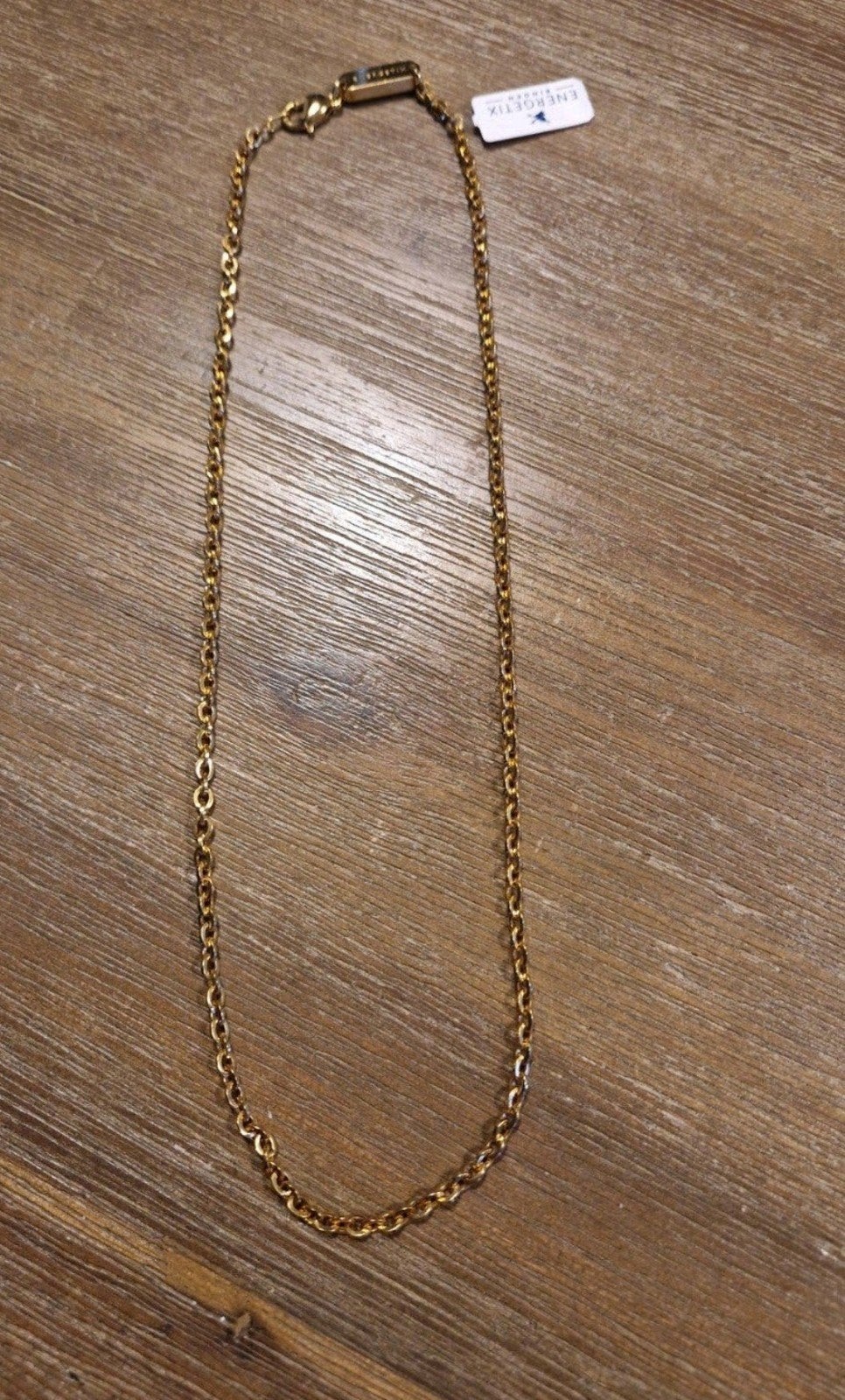 mooie ketting Energetix, Sieraden, Tassen en Uiterlijk, Ophalen of Verzenden, Nieuw, Zilver