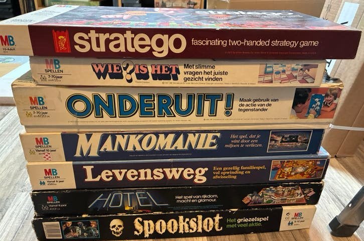 MB retro spellen, Ophalen of Verzenden, Gebruikt