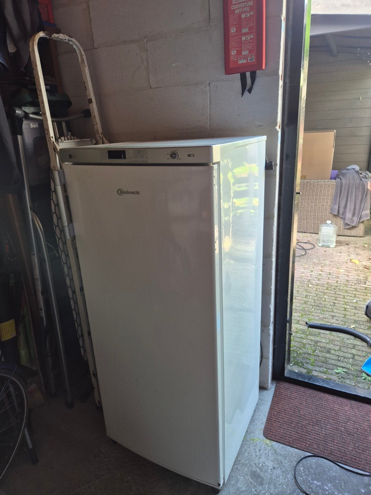 Bauknecht vriezer staand, Gebruikt, Energieklasse A of zuiniger, 140 tot 160 cm, Ophalen