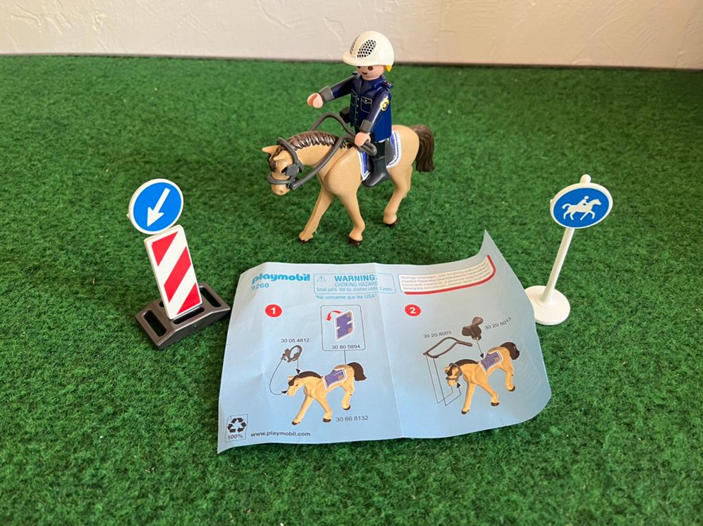 Playmobil 9260.  Politie te paard, Ophalen of Verzenden, Zo goed als nieuw