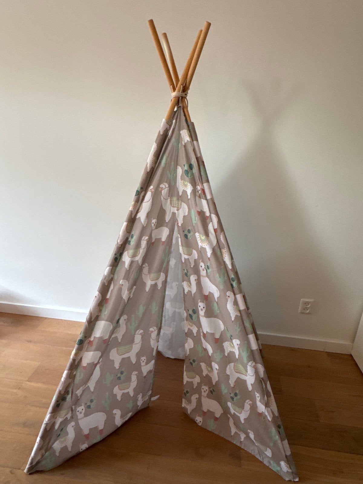 Leuke tipi tent voor kinderen met lama print, Ophalen, Zo goed als nieuw, Overige materialen