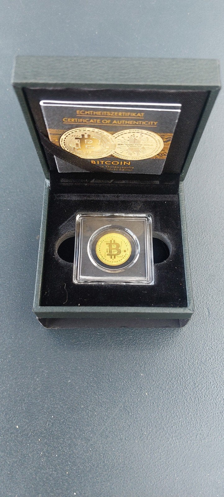 Bitcoin Gold Edition met Certificaat van Echtheid, Ophalen of Verzenden, Overige typen