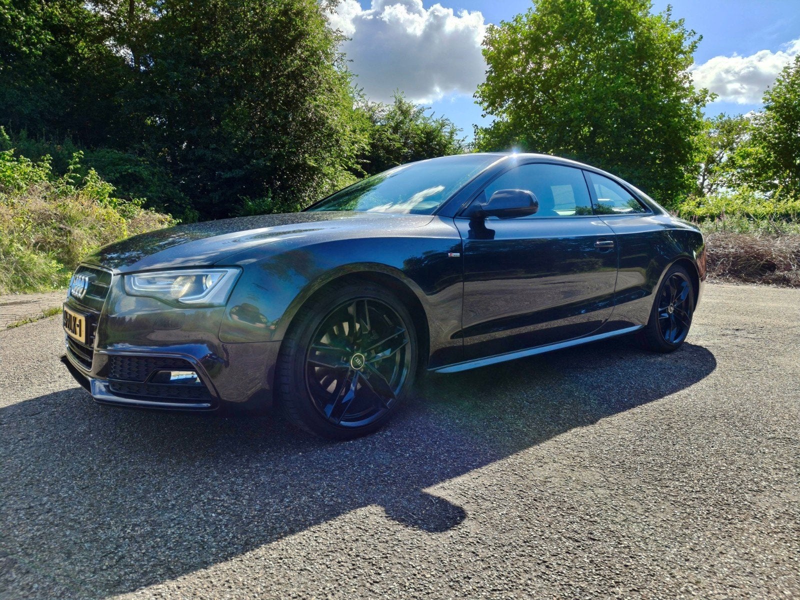 Audi A5 1.8 Tfsi 125KW Coupe Multitronic 2013 Grijs S-Line, Auto's, 4 cilinders, 4 stoelen, Origineel Nederlands, 75 €/maand