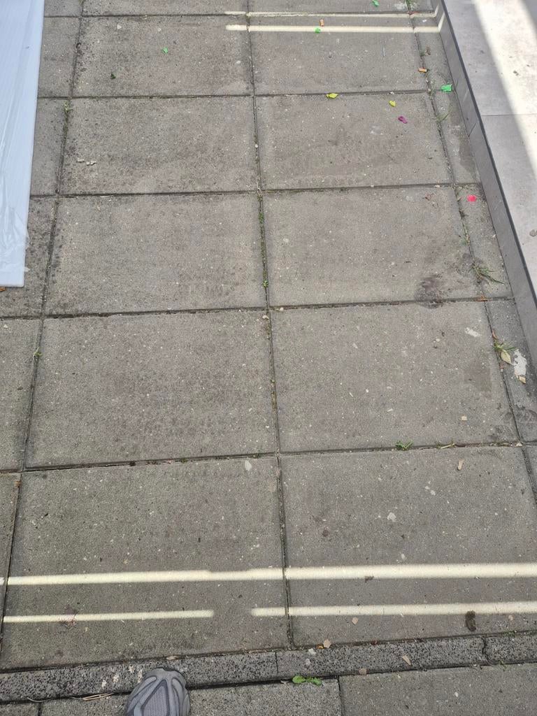 Gebruikte betonnen terrastegels - 60x40 maten, Gebruikt, Ophalen of Verzenden, 10 m² of meer, Beton
