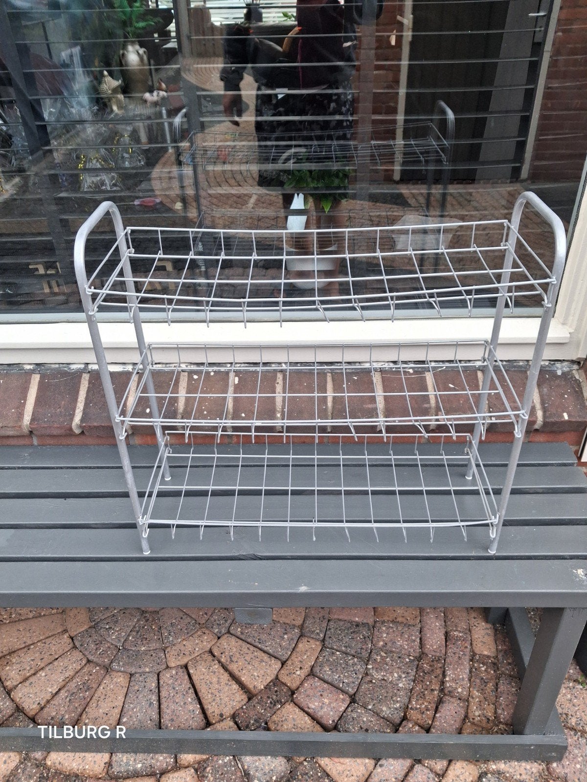 Metalen rek met 3 etages, Huis en Inrichting, Ophalen, Gebruikt