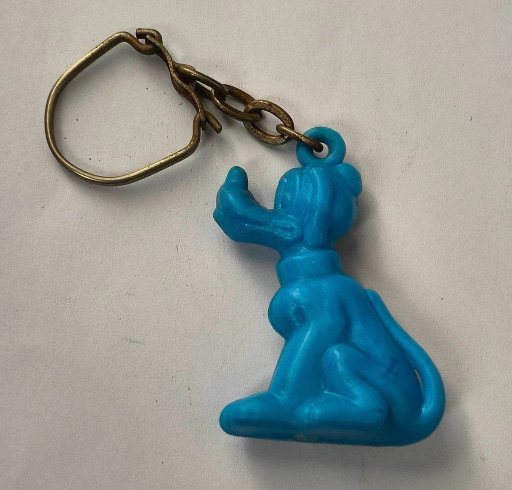 Pluto sleutelhanger (blauw), Ophalen of Verzenden, Zo goed als nieuw, Knuffel of Figuurtje