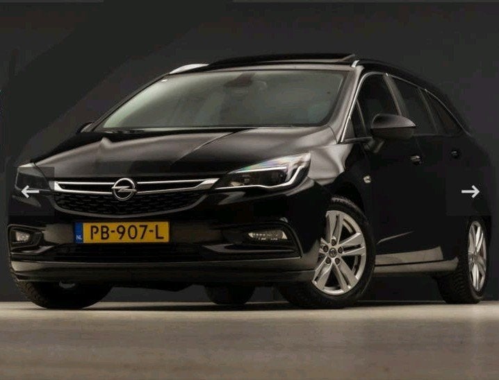 Opel Astra 1.4 Turbo 110KW Sports Tourer AT 2017 Zwart, Auto's, Stof, Zwart, Origineel Nederlands, Stationwagon