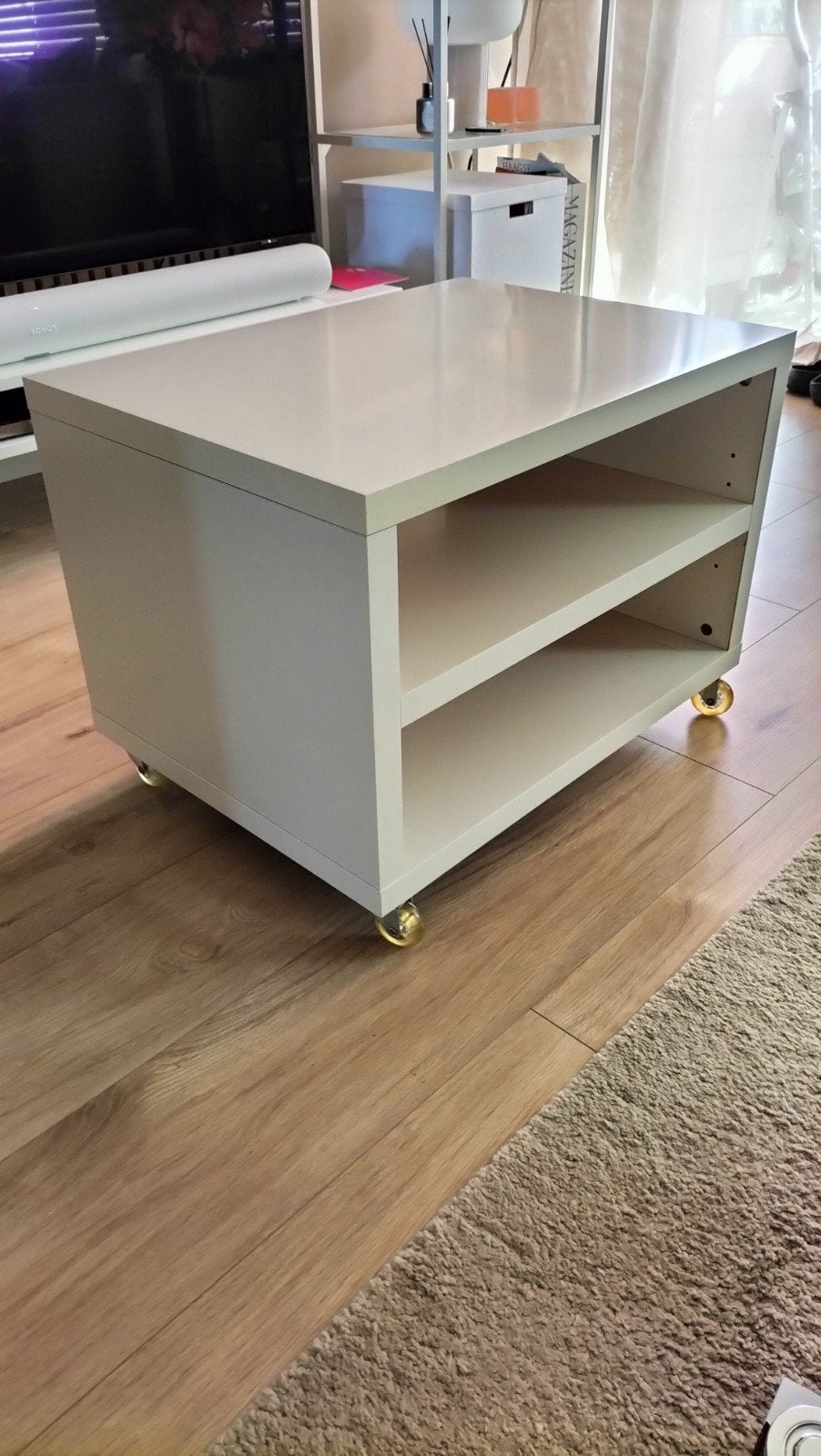 Ikea ODDA kleine tv audio meubel op wieletjes, Ophalen, Gebruikt, 25 tot 50 cm, Minder dan 100 cm