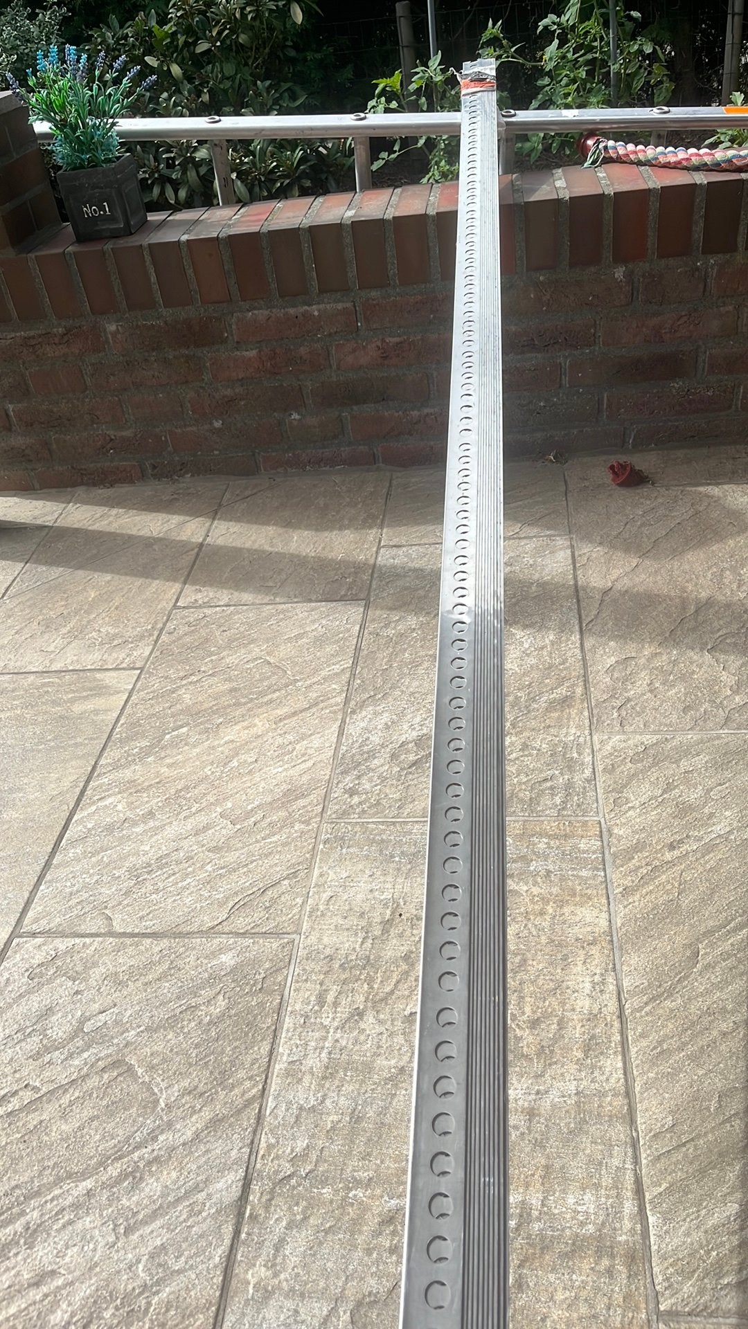 Rvs stuc strippen 10 stuks, Ophalen, Zo goed als nieuw, 250 mm of meer, Rvs