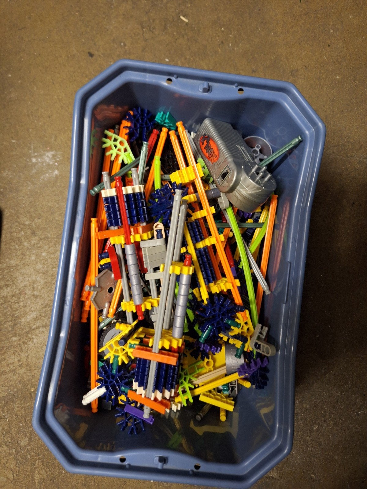 Knex bak met achtbaan, Ophalen