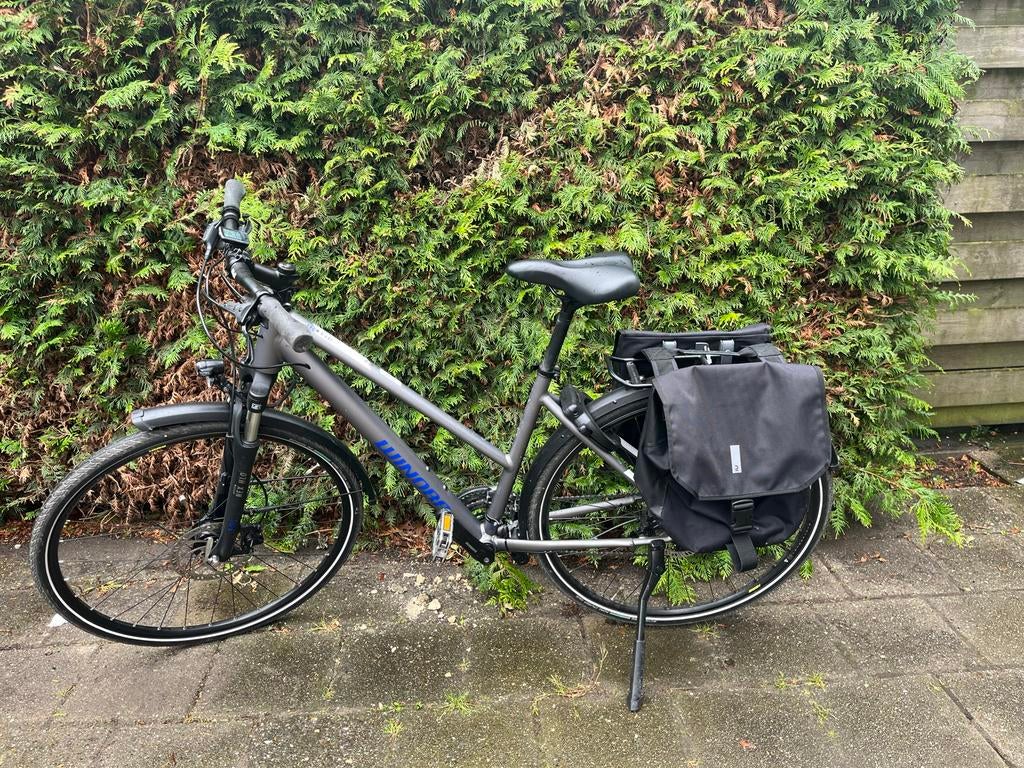 Winora fiets met fietscomputer, Fietsen en Brommers, Fietsonderdelen, Ophalen, Overige typen, Zo goed als nieuw, Aluminium
