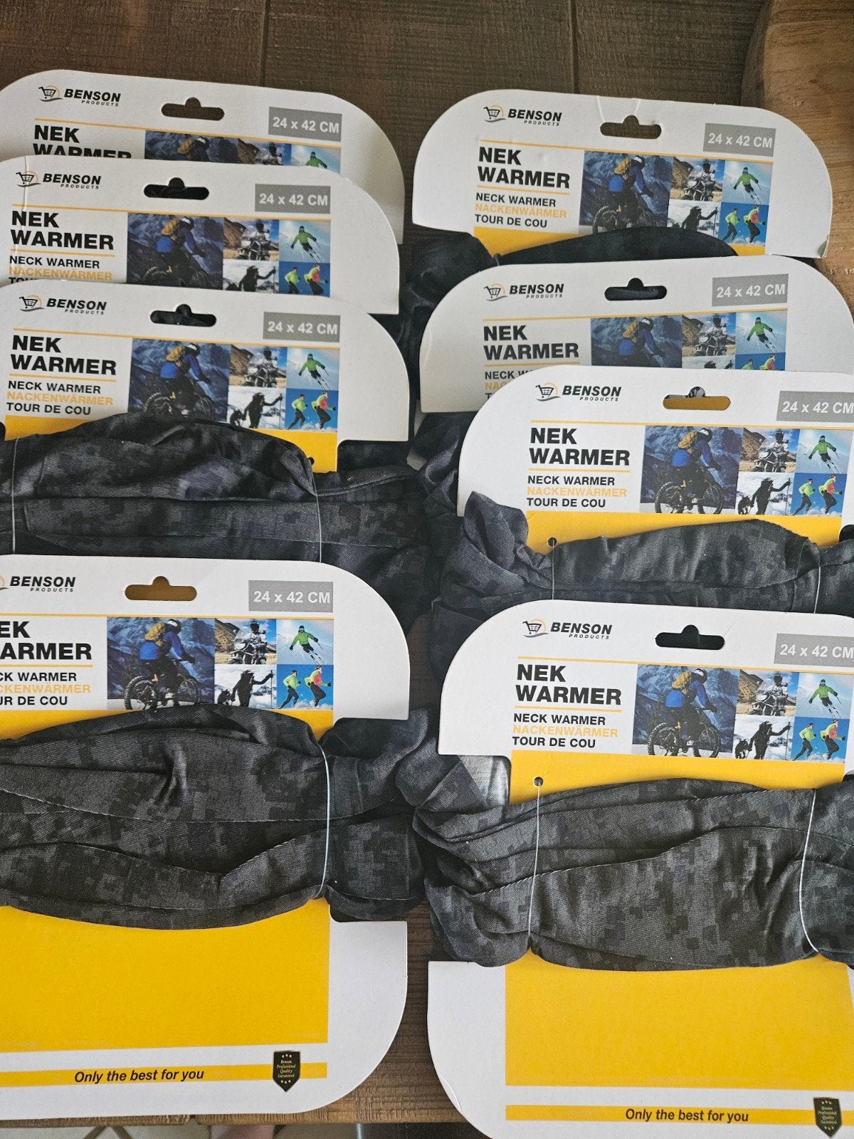 8 Nieuwe Benson Nekkraag Nekwarmer - One Size, Ophalen of Verzenden, Nieuw