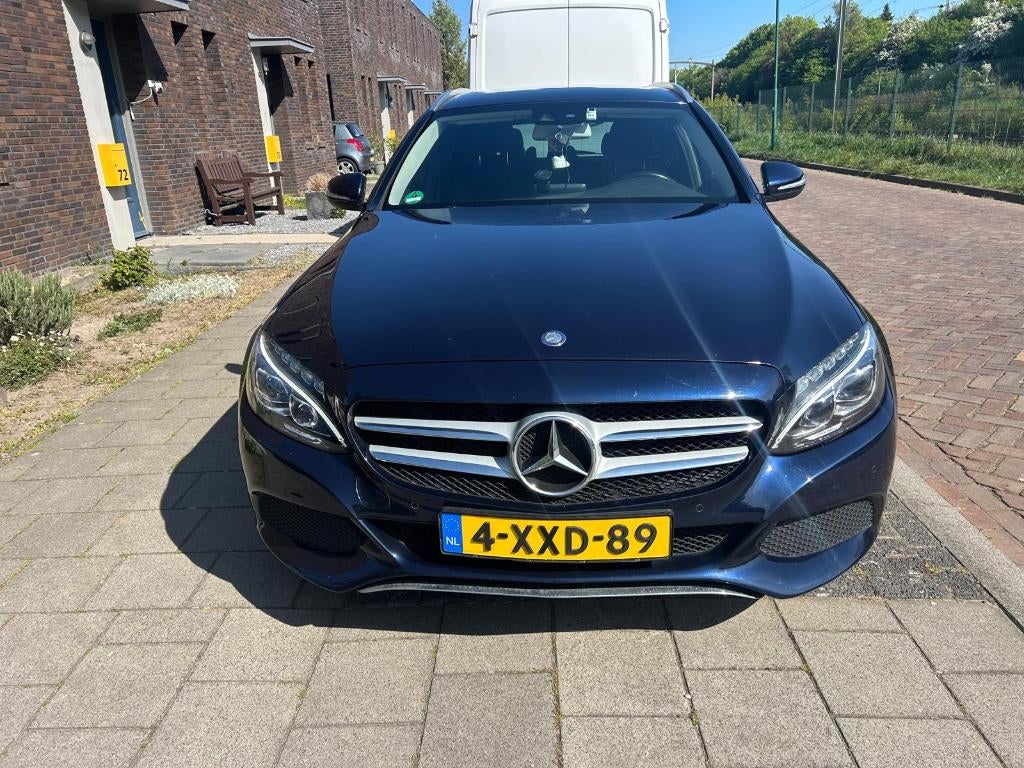 Mercedes-Benz C-Klasse C220 CDI 2.1 125KW Estate 2014 Blauw, Auto's, Mercedes-Benz, Euro 5, 1800 kg, Zwart, 4 cilinders