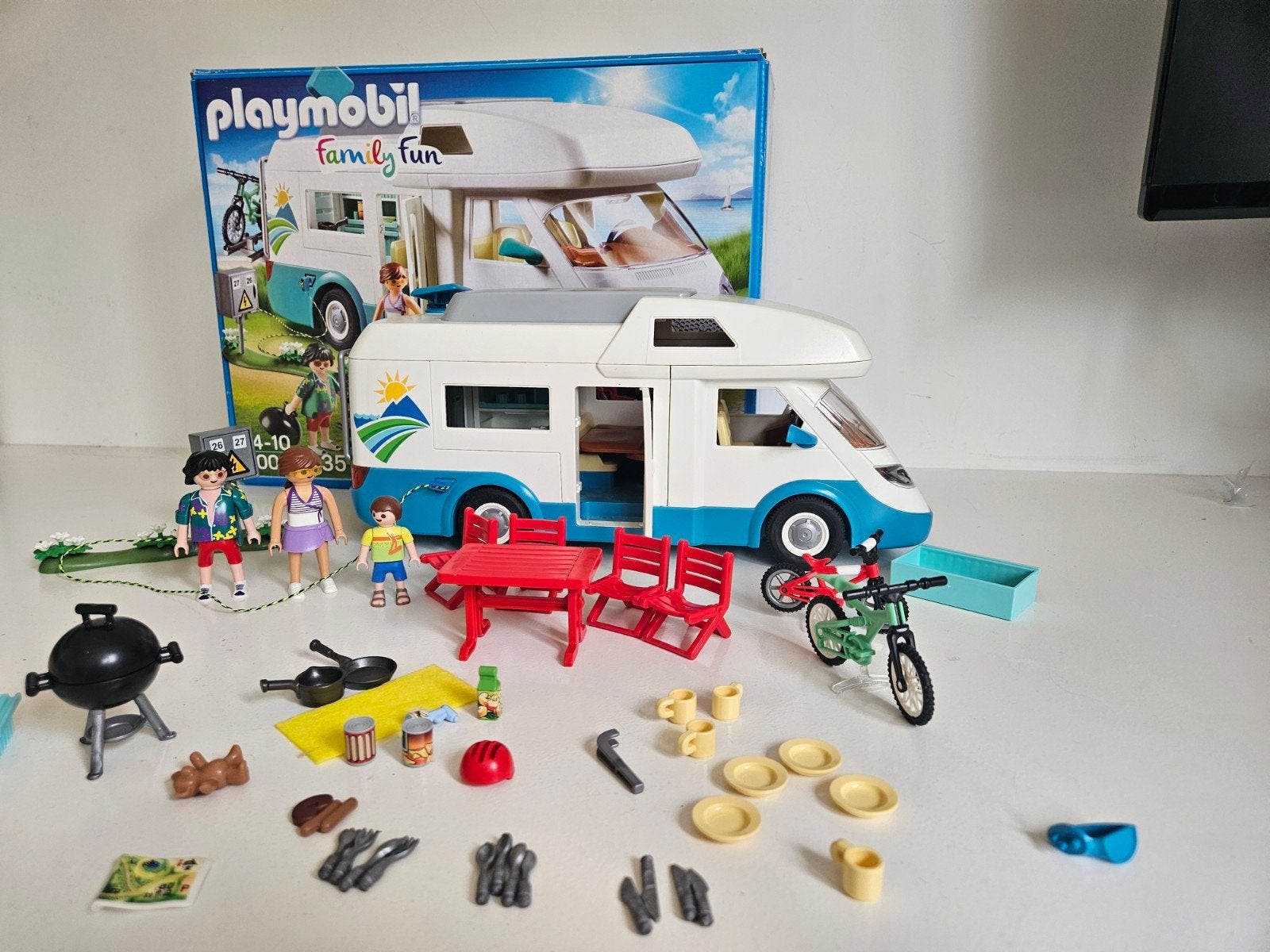 Playmobil camper 70088, Complete set, Voertuig, Zo goed als nieuw, Family fun
