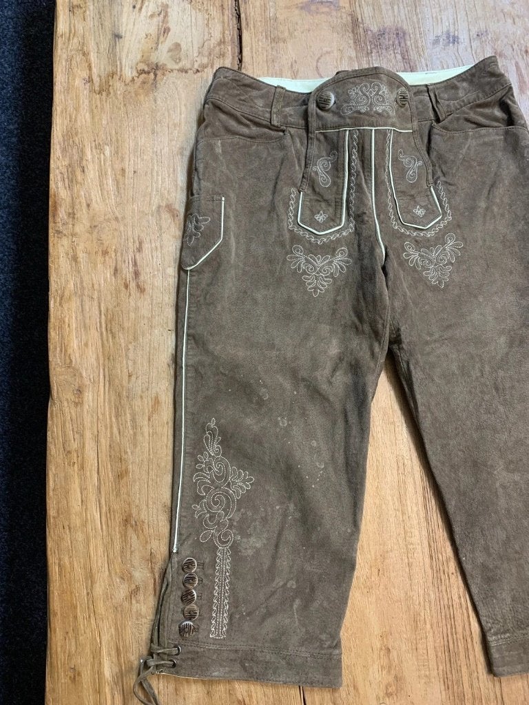 Originele Lederhosen maat 36, Kleding | Heren, Landhaus, Bruin, Djt@dejuistetoon.eu, Ophalen of Verzenden