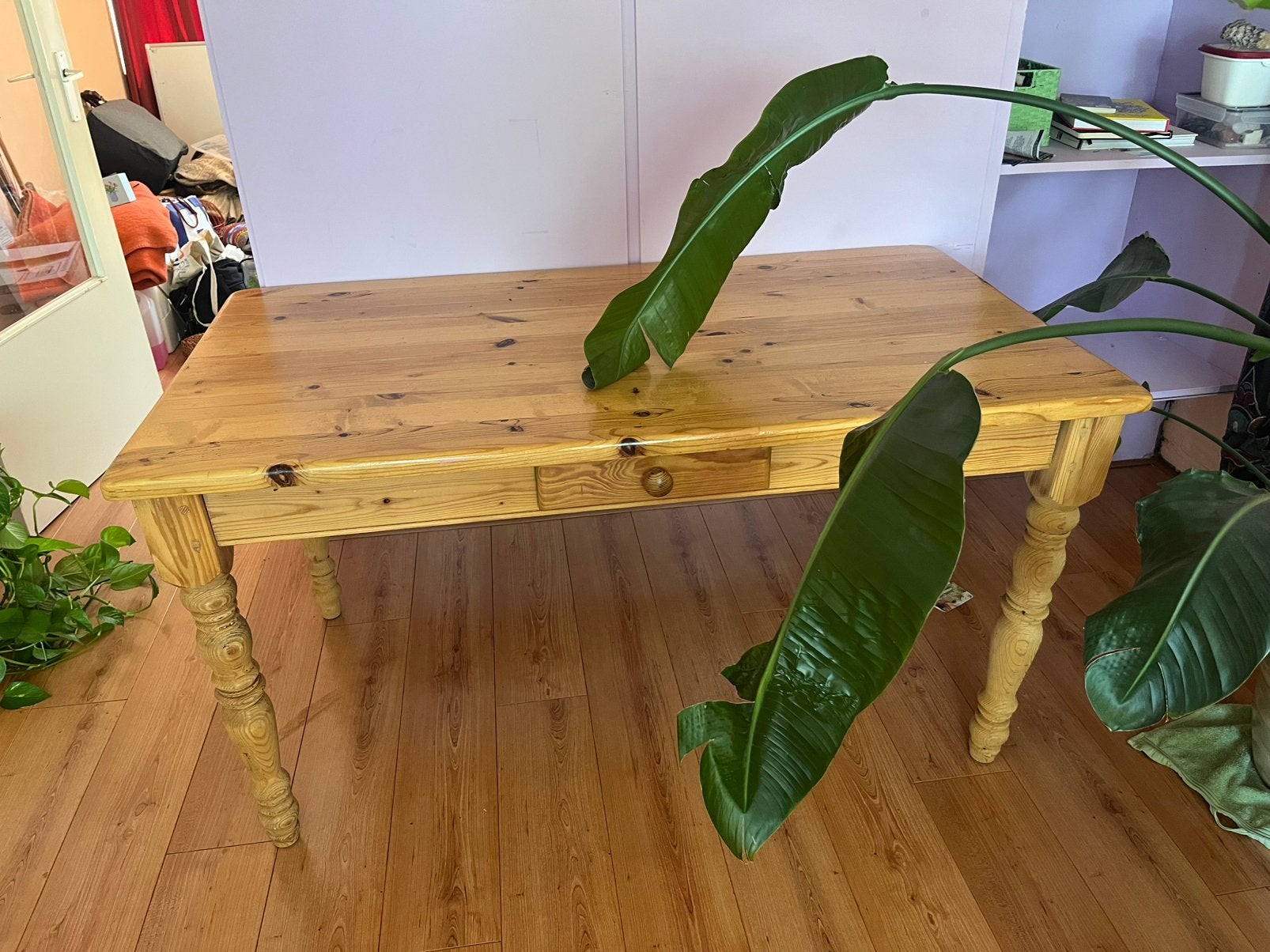 Tafel/Bureau, Ophalen, 100 tot 150 cm, 50 tot 100 cm, Zo goed als nieuw
