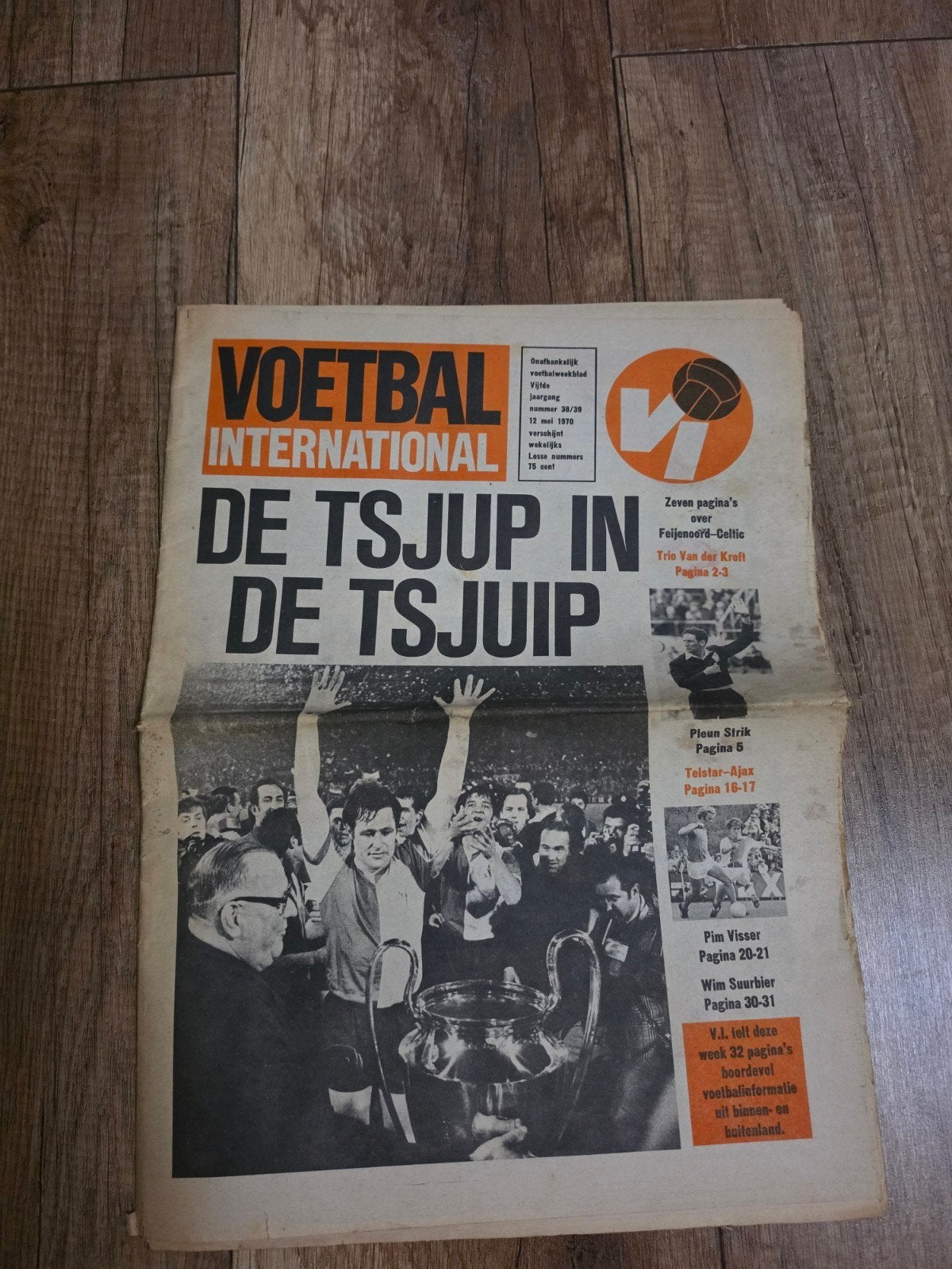 Voetbal International & Goal - Historische Uitgaven 1970, Boeken, Ophalen of Verzenden, Gelezen, Sport en Vrije tijd