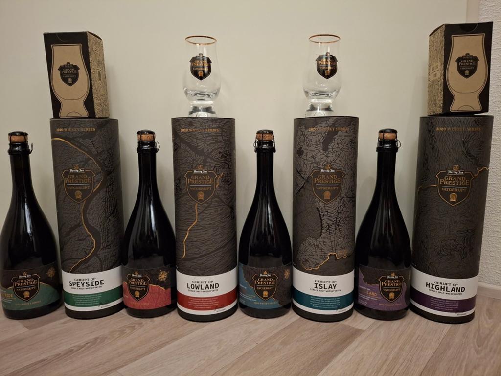 Hertog Jan Grand Prestige Vatgerijpt 2020 Whisky Serie, Verzamelen, Biermerken, Ophalen of Verzenden, Nieuw, Flesje(s), Hertog Jan