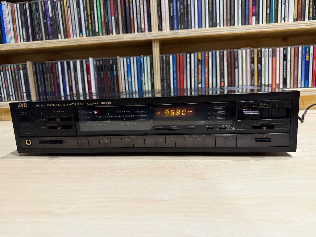 ✅ JVC RX-150 FM/AM Digital Synthesizer Receiver, JVC, Refurbished, Ophalen of Verzenden, Minder dan 60 watt