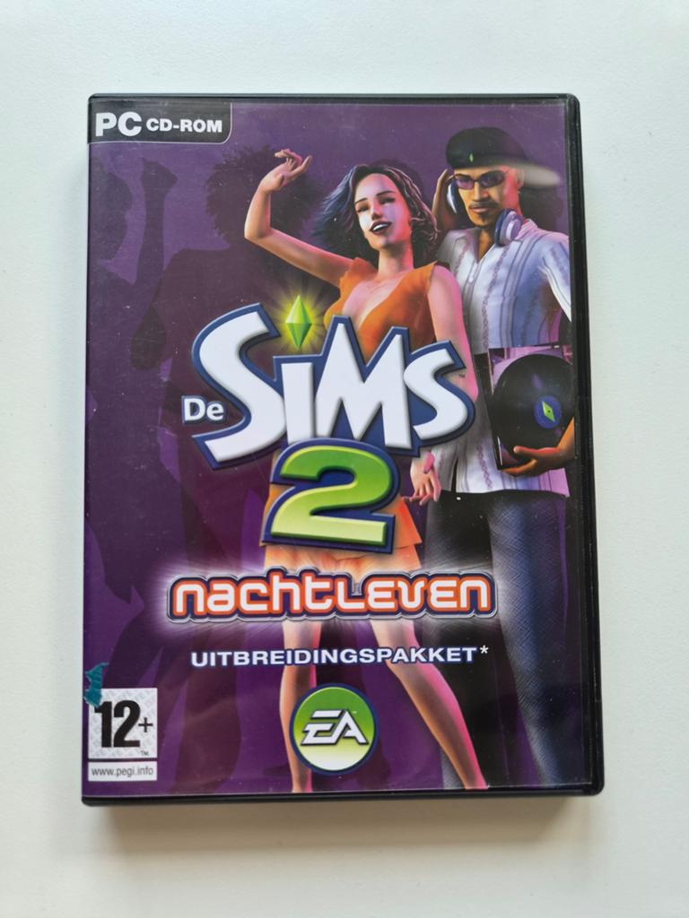 De Sims 2 Nachtleven Uitbreidingspakket PC CD-ROM, Gebruikt, 1 speler, Ophalen of Verzenden, Vanaf 12 jaar