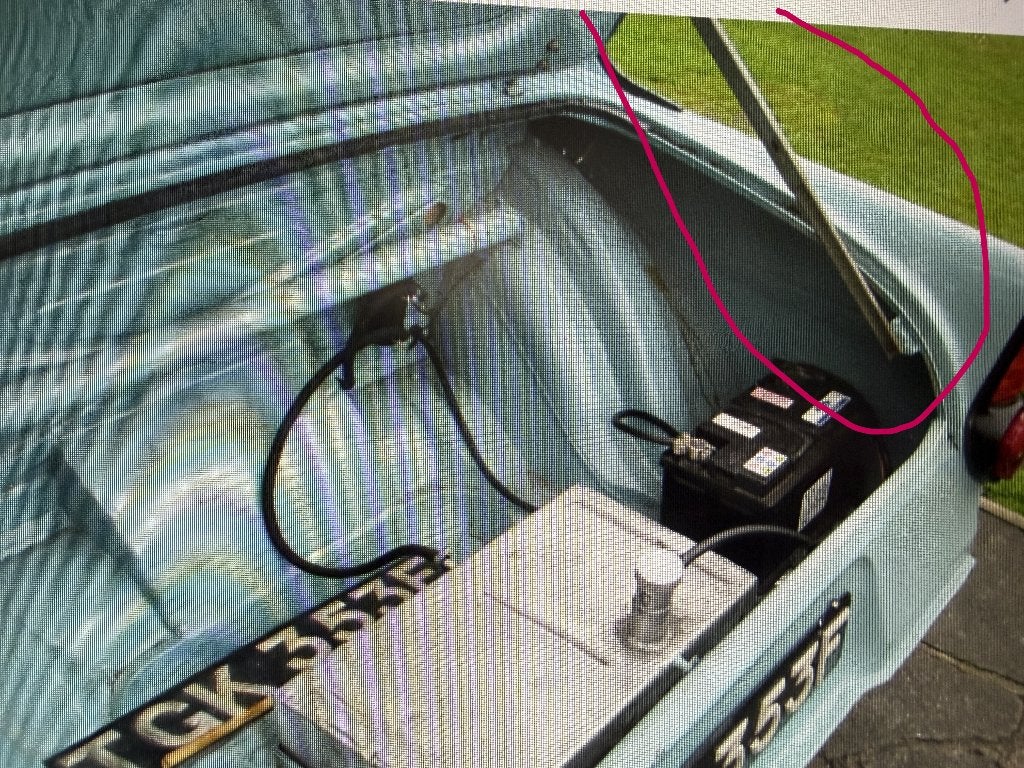 Ford Anglia kofferbaksteun, Auto diversen, Ophalen of Verzenden
