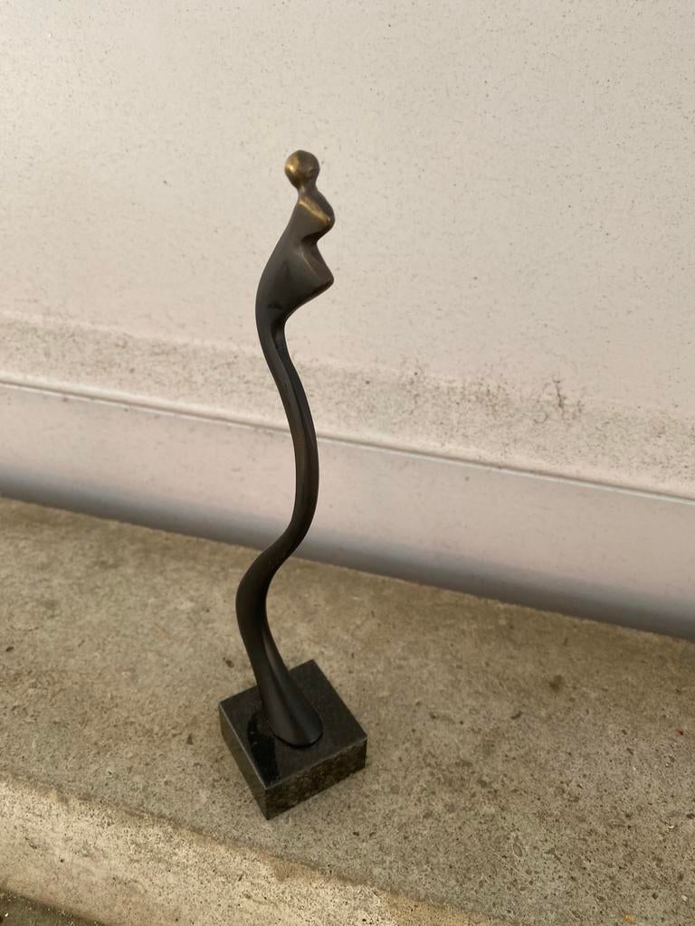 sculptuur van een slang design beeldje, Overige onderwerpen, Ophalen of Verzenden, 20 - 50 cm, Composieten