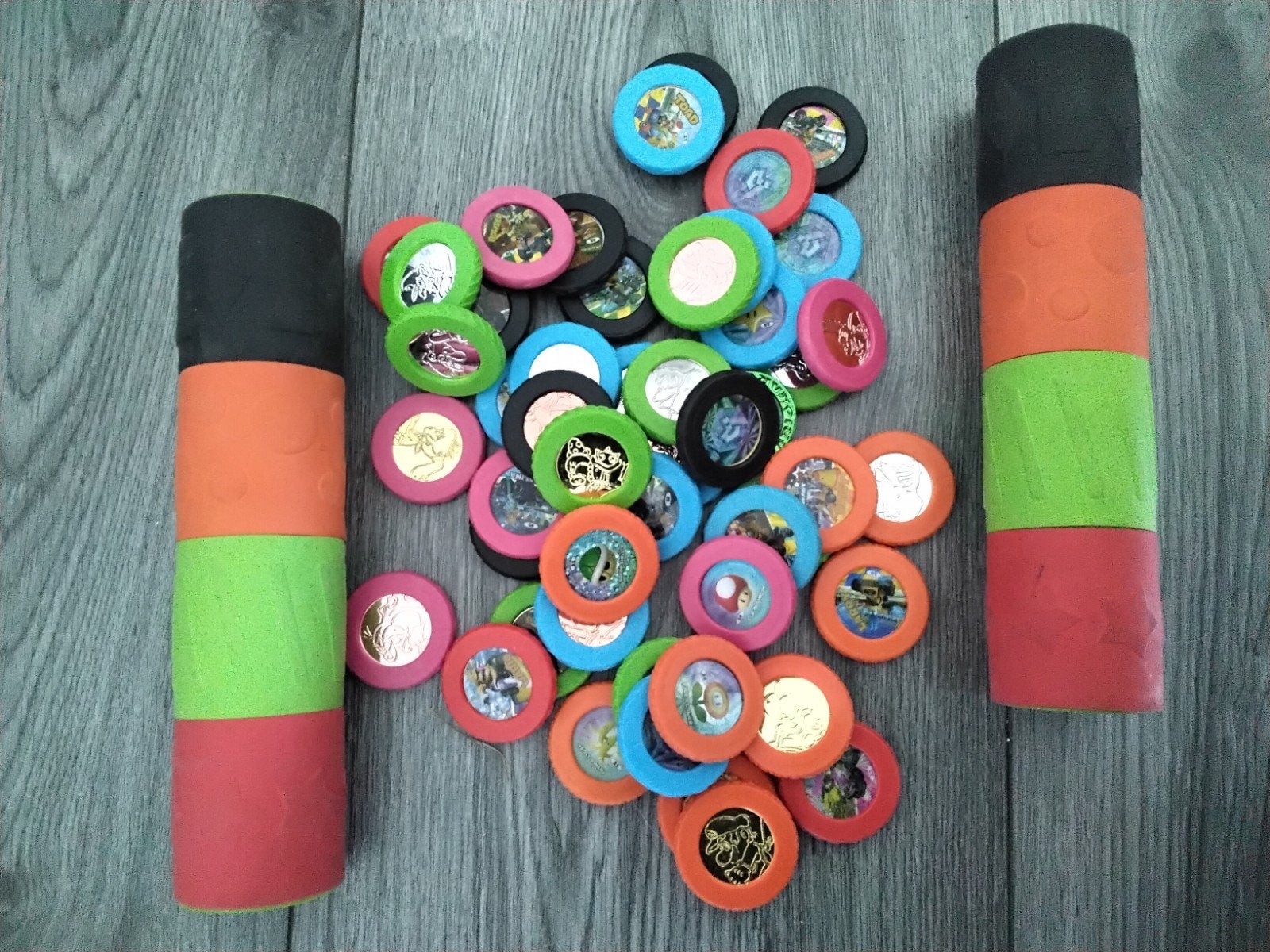 Collectie mario kart Coins inclusief tubes, Ophalen of Verzenden