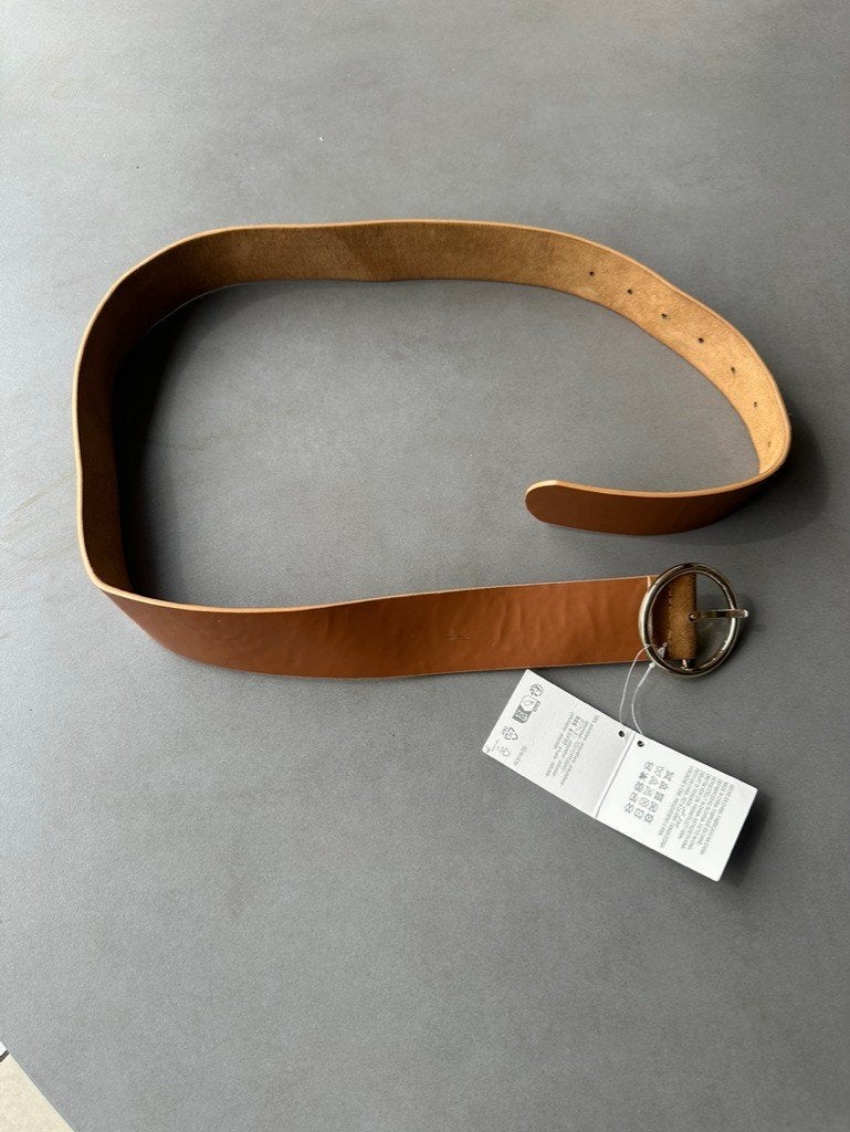 Nieuwe bruine Zara riem, 4 cm breed, Kleding | Dames, Riemen en Ceinturen, Verzenden, Zara, Nieuw, Heupriem