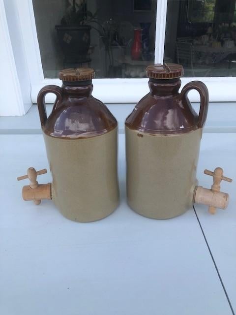 Vintage aardewerk kruiken, Antiek en Kunst, Antiek | Keramiek en Aardewerk, Ophalen