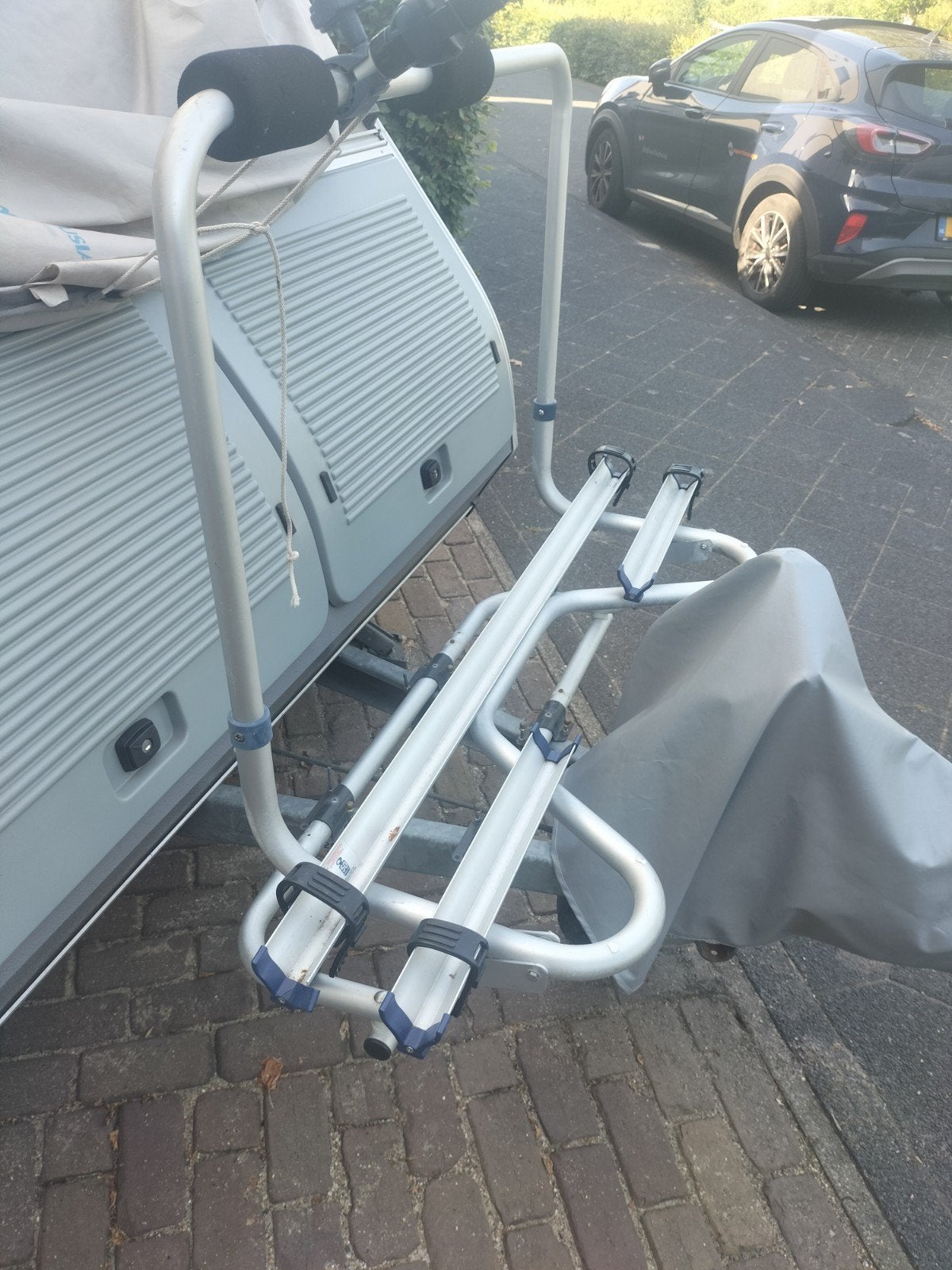 Fietsenrek op dissel Caravan. Fiamma Omni-bike plus, Ophalen, Gebruikt