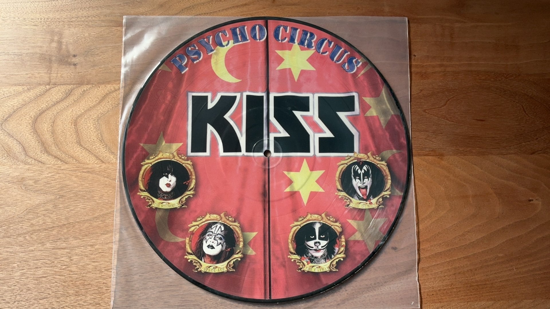 Kiss LP - Psycho circus - Picture disc, LP, Gebruikt, Ophalen of Verzenden, Picture disc