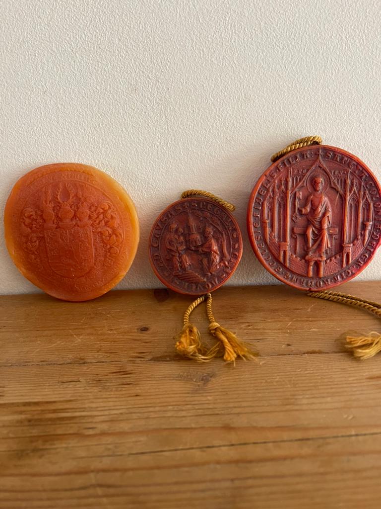 3 waxzegels, Ophalen of Verzenden