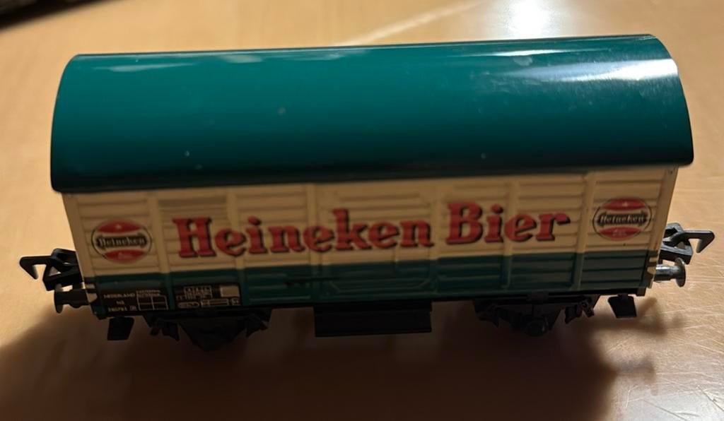 Fleischmann H0 5026 Heineken/ NS, Hobby en Vrije tijd, Modeltreinen | H0, Gebruikt, Gelijkstroom, Fleischmann, Wagon