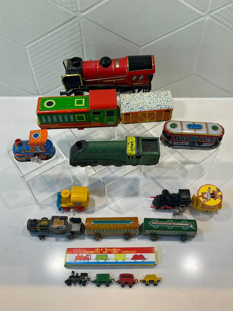 Blikken speelgoed treinen collectie Japan, Engeland & Hornby, Verzenden, Gebruikt