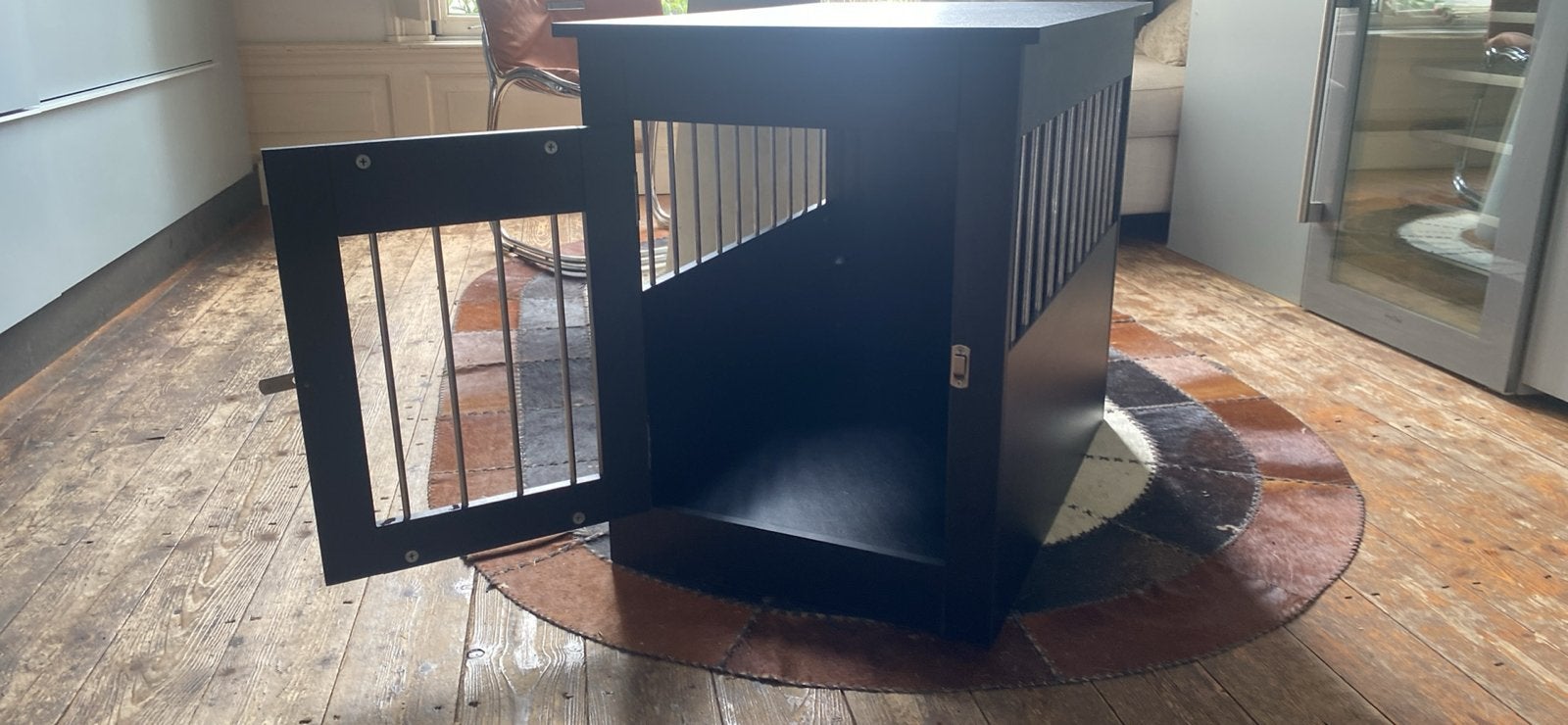 hondenkennel, Dieren en Toebehoren, Ophalen, Zo goed als nieuw