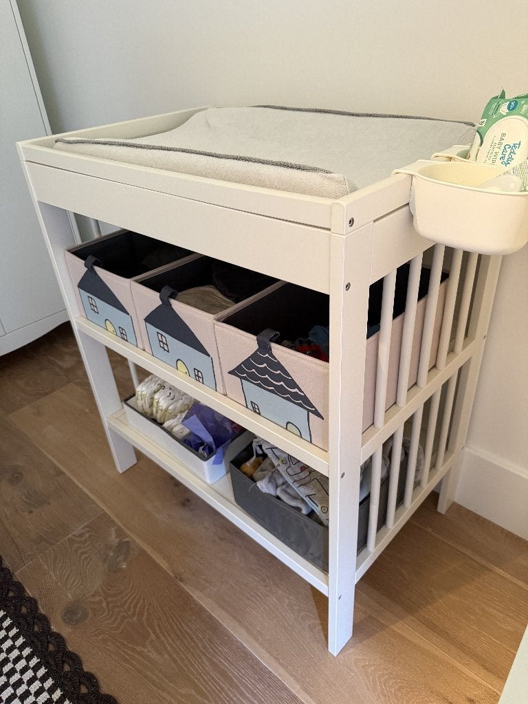 IKEA Gulliver commode wit met verschoonkussen, Ophalen, 50 tot 70 cm, Zo goed als nieuw, 75 tot 100 cm