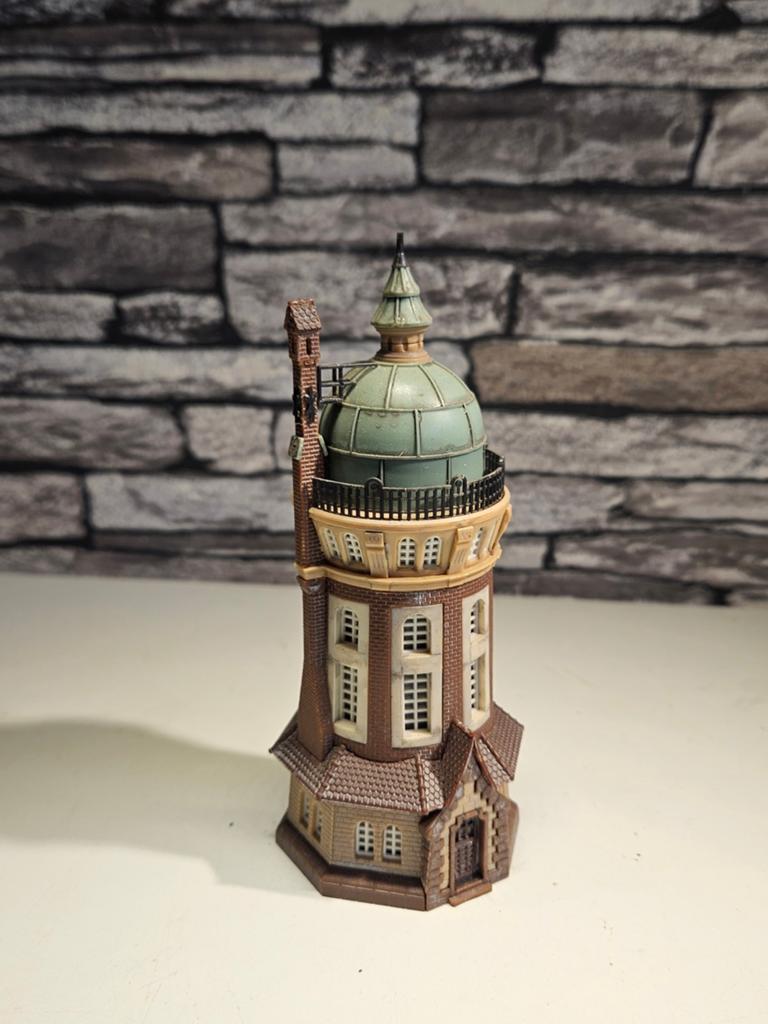 Watertoren Bielefeld N spoor modeltrein 1:160, Overige merken, Gebruikt, Gelijkstroom of Wisselstroom, Brug, Tunnel of Gebouw