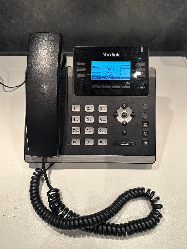 Yealink SIP-T41P VoIP Telefoon – Zakelijke IP Phone, Telecommunicatie, Datacommunicatie en VoIP, Ophalen of Verzenden, Zo goed als nieuw