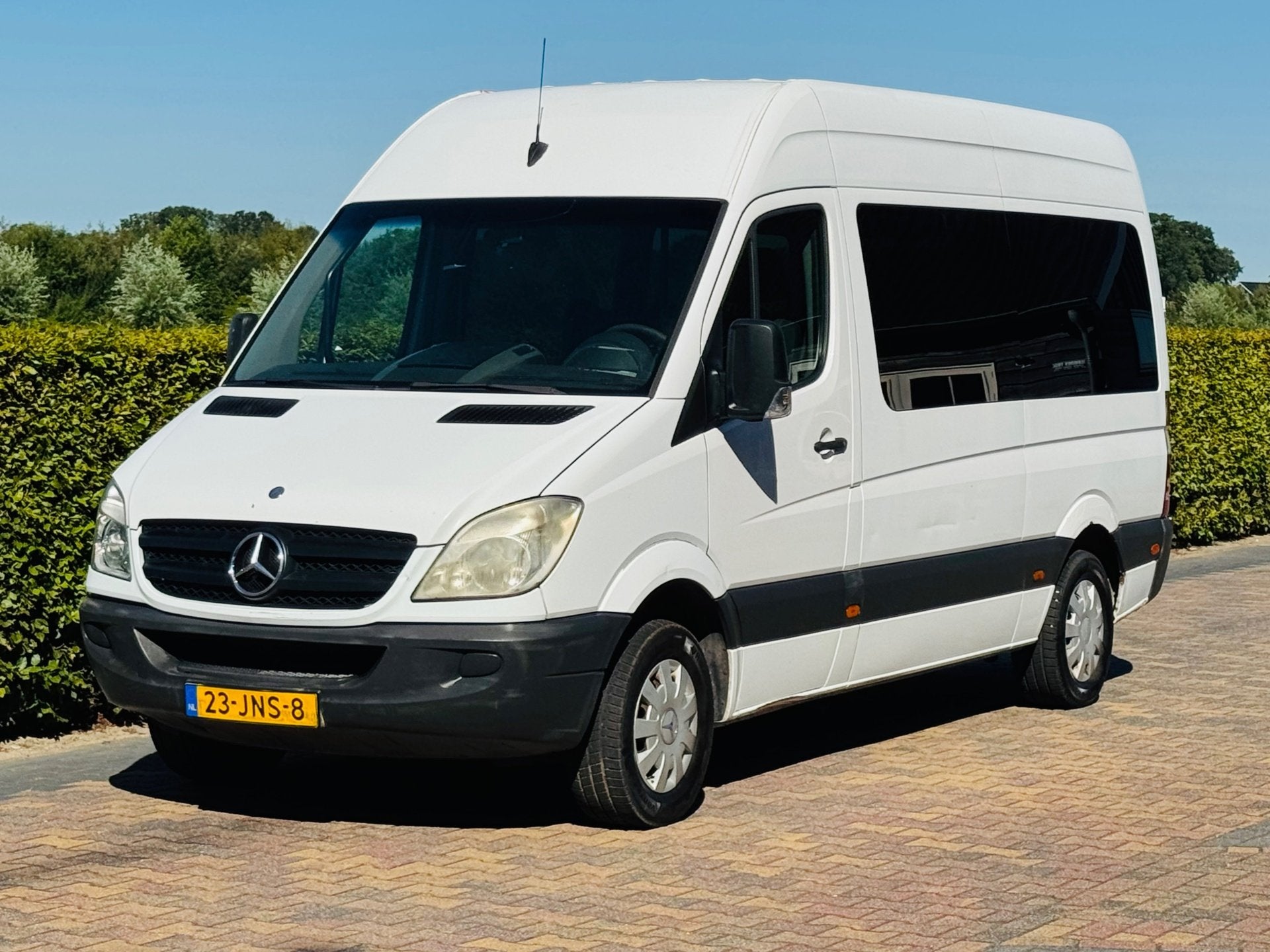 Mercedes-Benz Sprinter 311 CDI A/C HOOG LANG 9 PERSOONS, Automaat, Gebruikt, 2000 kg, Wit
