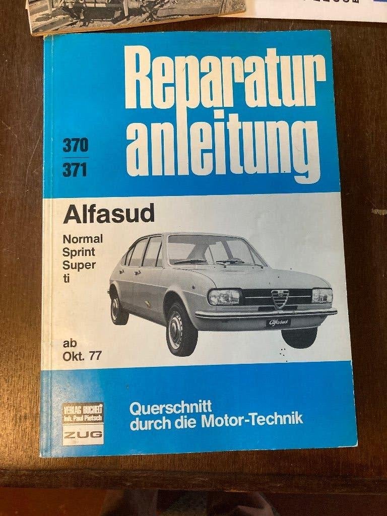 Reparatiehandleiding Alfa Romeo Alfasud (vanaf Okt. 77), Ophalen of Verzenden