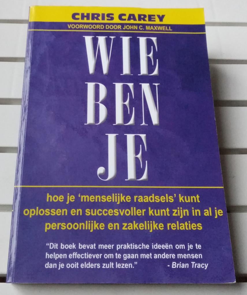WIE BEN JE. Hoe je 'menselijke raadsels' kunt oplossen, Boeken, Psychologie, Gelezen, Overige onderwerpen, Ophalen of Verzenden