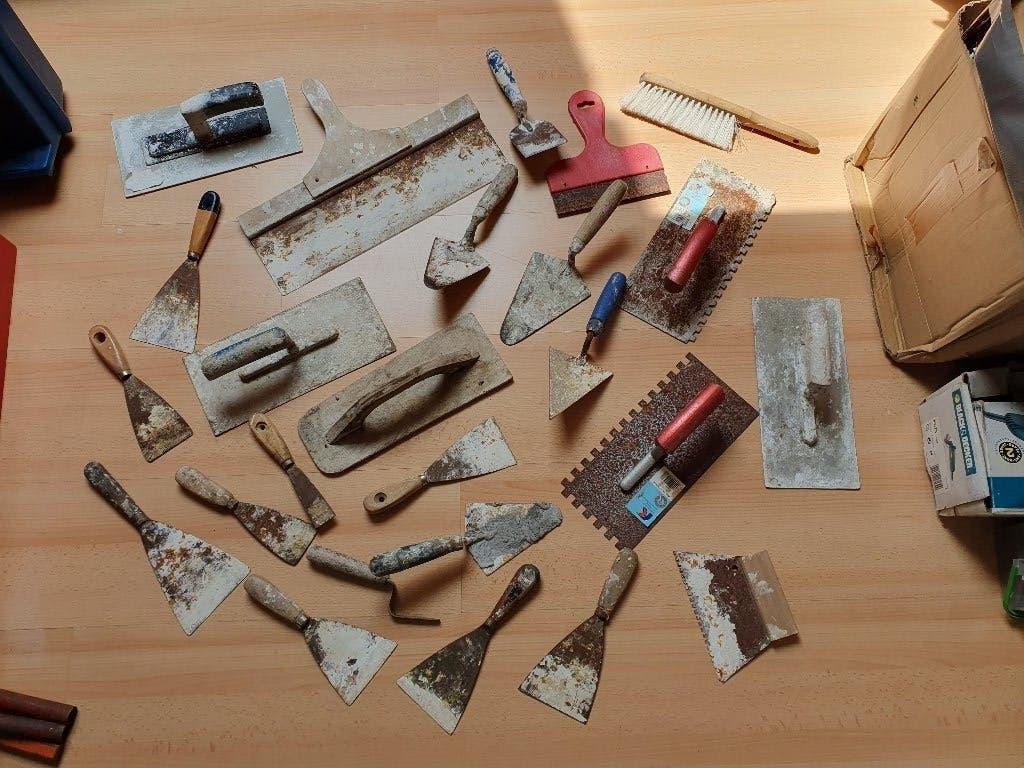partij stukadoors gereedschap, Ophalen of Verzenden, Gebruikt, Overige typen
