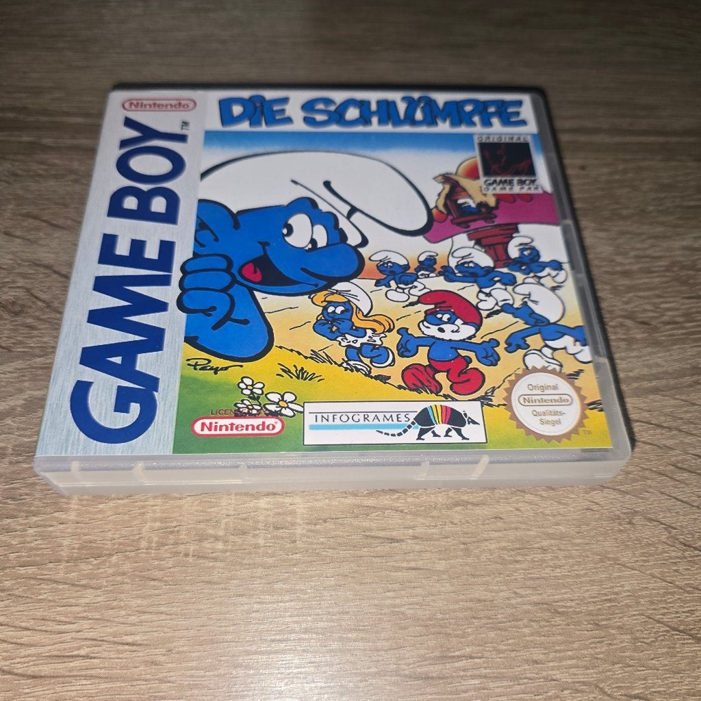 The Smurfs / Die Schlümpfe Game Boy GB Game Case, Avontuur en Actie, Verzenden, 1 speler, Zo goed als nieuw