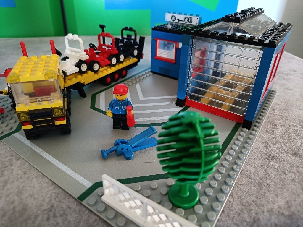 Lego Car Repair Shop Set 1966 - Zeldzaam met instructies, Gebruikt, Overige thema's, Lego, Ophalen of Verzenden