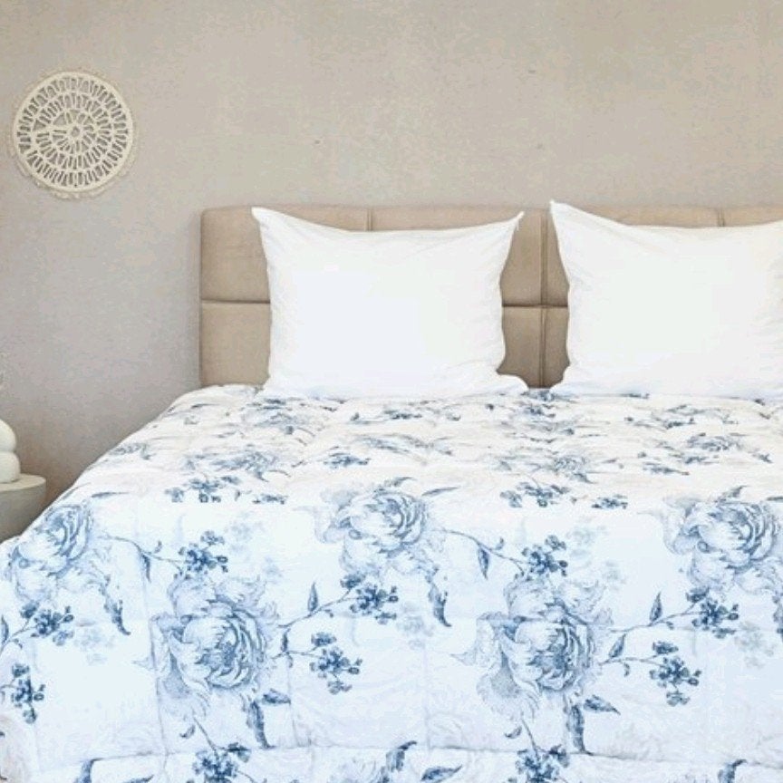 HappyBed Dekbed "Simple Flowers" 240x220 incl. slopen, Meerkleurig, Ophalen of Verzenden, Deken of Dekbed, Overige merken