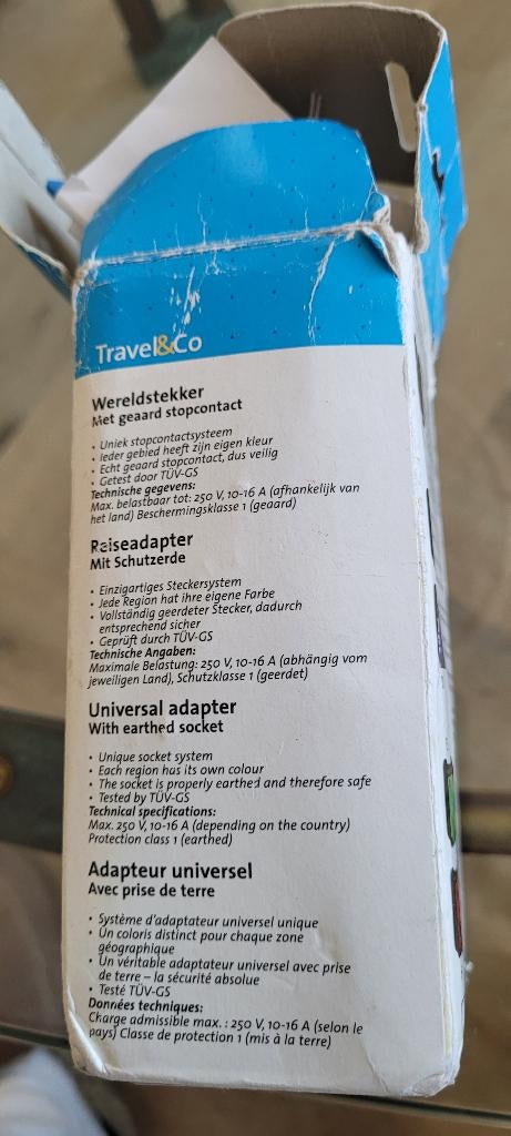 wereldstekker, Ophalen of Verzenden, Gebruikt