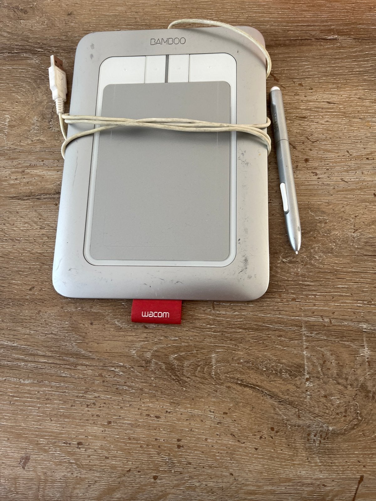 Wacom Bamboo Fun CTH-461 tekentablet met pen, Computers en Software, Tekentablets, Ophalen of Verzenden, Multi-touch, Gebruikt
