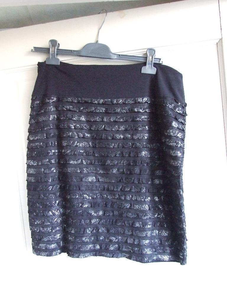 Ro-Zu feestelijk rokje maat 40/42, Kleding | Dames, Maat 38/40 (M), Zwart, Ro-Zu, Ophalen of Verzenden