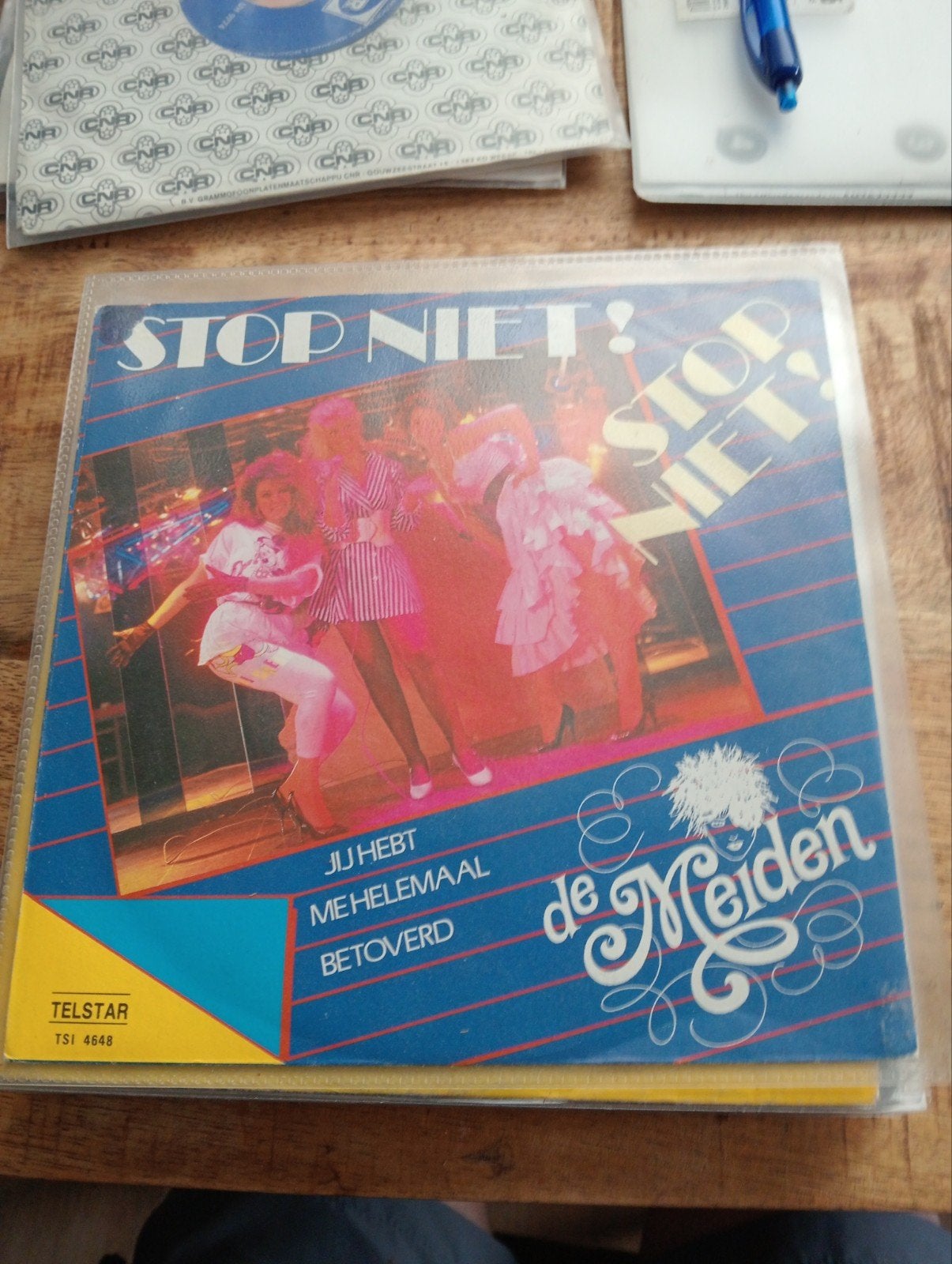 de meiden - stop niet, Ophalen of Verzenden, Zo goed als nieuw, Overige formaten, Levenslied of Smartlap